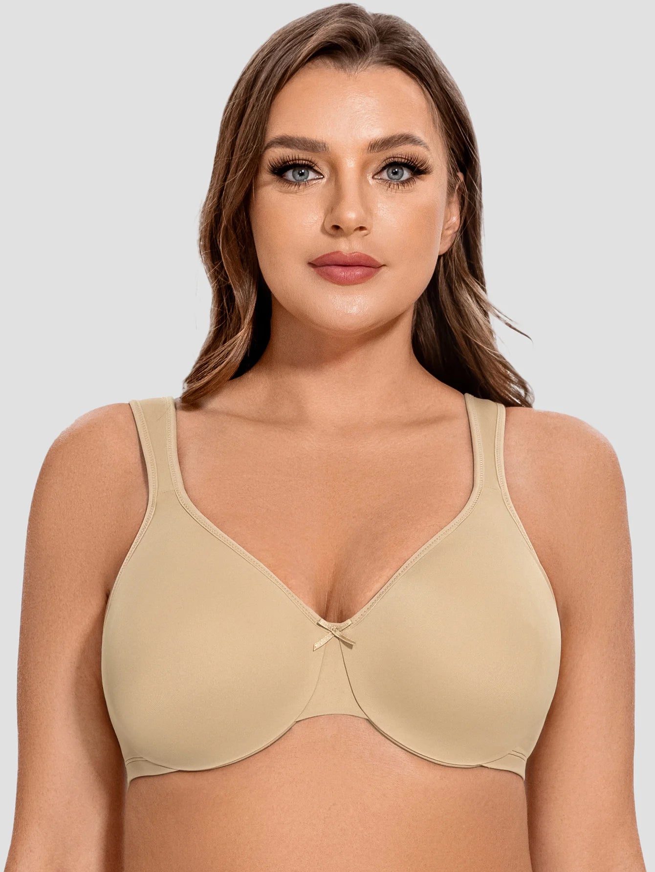 Plus Size Seamless Minimizer Bra | Underwire Unlined Full Coverage Comfortable