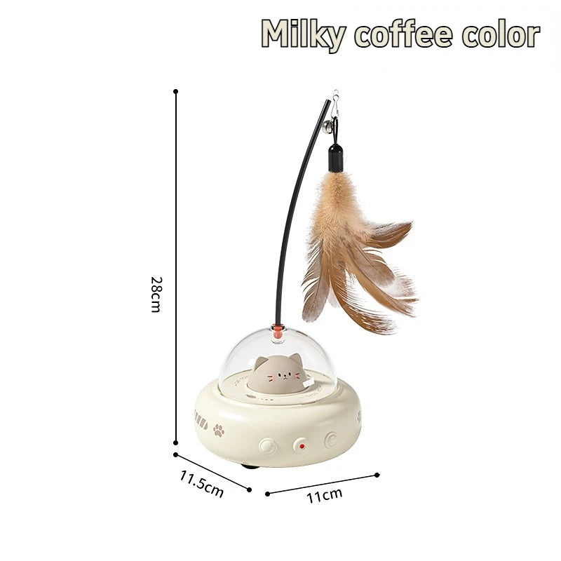 UFO Smart Teaser Cat Toy by Snagg A Toy