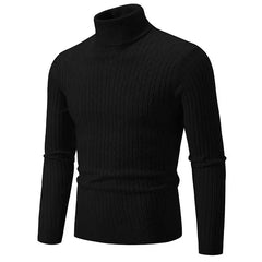 Men’s Essential Turtleneck Pullover | 2026 Winter High-Neck Knitted Sweater