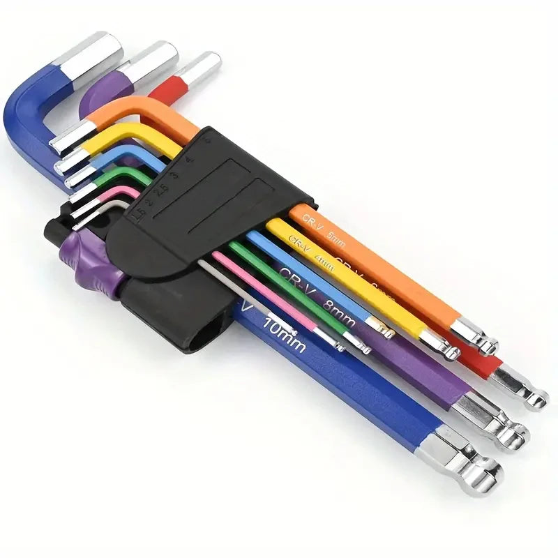 9-Piece Long Arm Allen Key Set