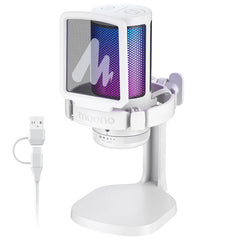 USB Gaming Microphone – RGB Condenser Mic with Noise Reduction by Snagg A Microphone