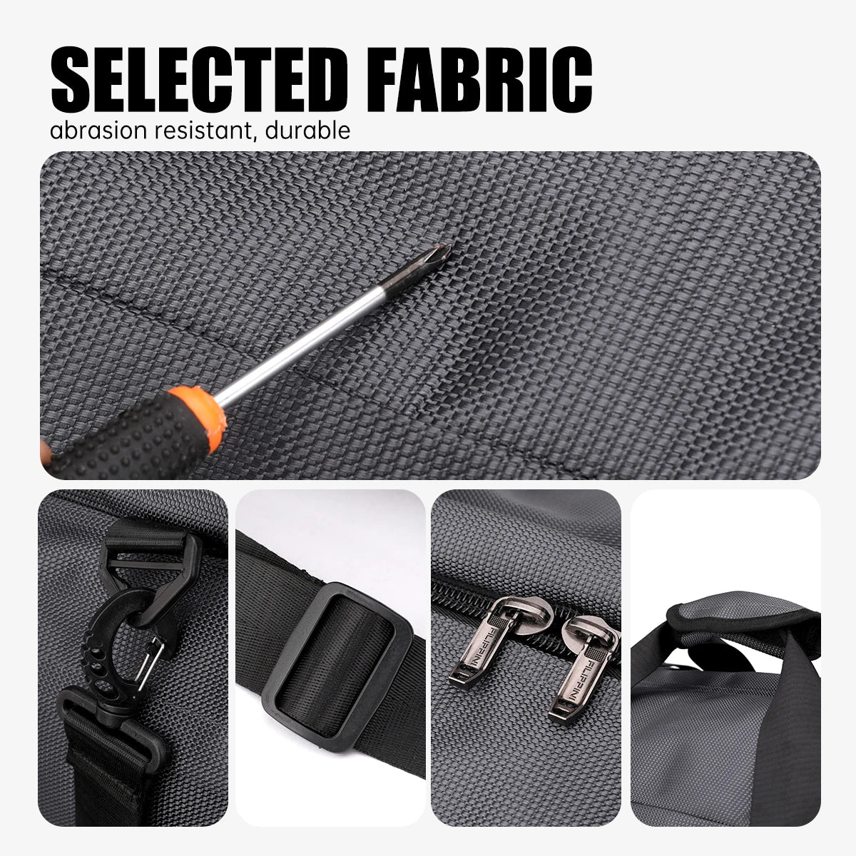 Large-Capacity Portable Roller Duffel Bag