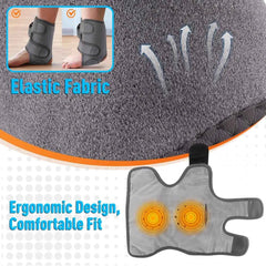 Electric Heating & Vibration Foot Massager – Adjustable Ankle & Joint Therapy Wrap