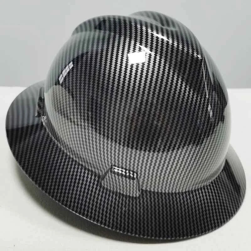 Wide brim construction safety helmet – image 4