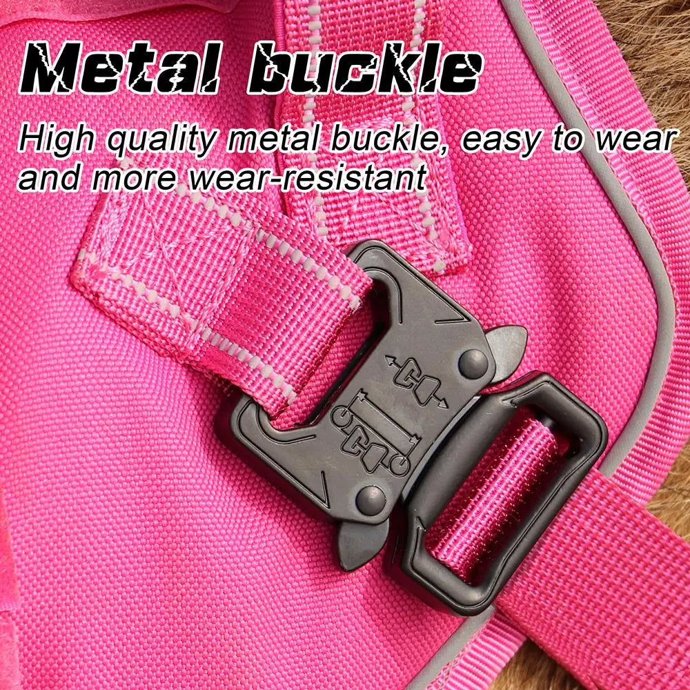 Military Tactical Dog Harness – Escape-Proof, Reflective & Durable by Snagg A Harness