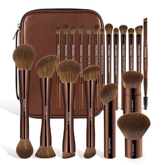 Pro Makeup Brush Kit 20pcs Brushes with Storage Bag