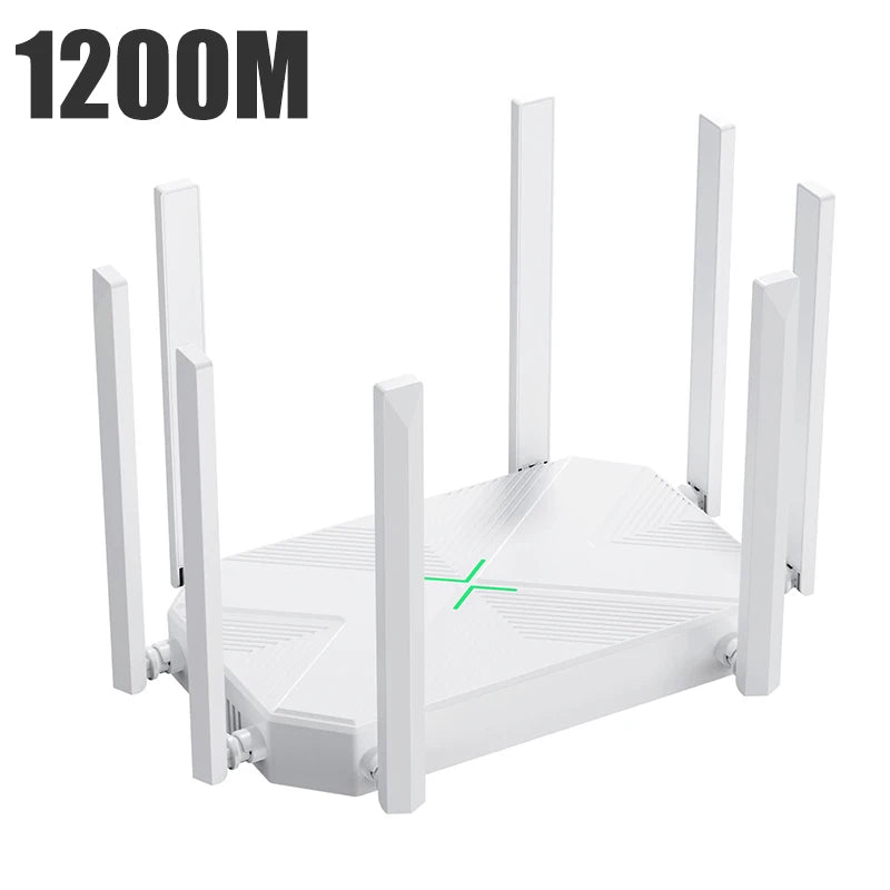 Wireless Router & Signal Booster 8 Antenna Dual Band Repeater with AP Mode by Snagg A WiFi Booster