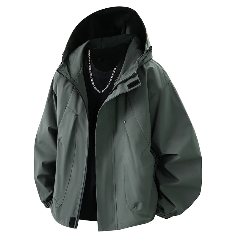 Men’s Casual Hooded Waterproof Jacket by Snagg A Jacket