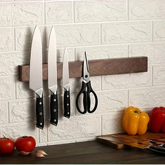 16 Inch Walnut Magnetic Knife Holder by Snagg A Rack