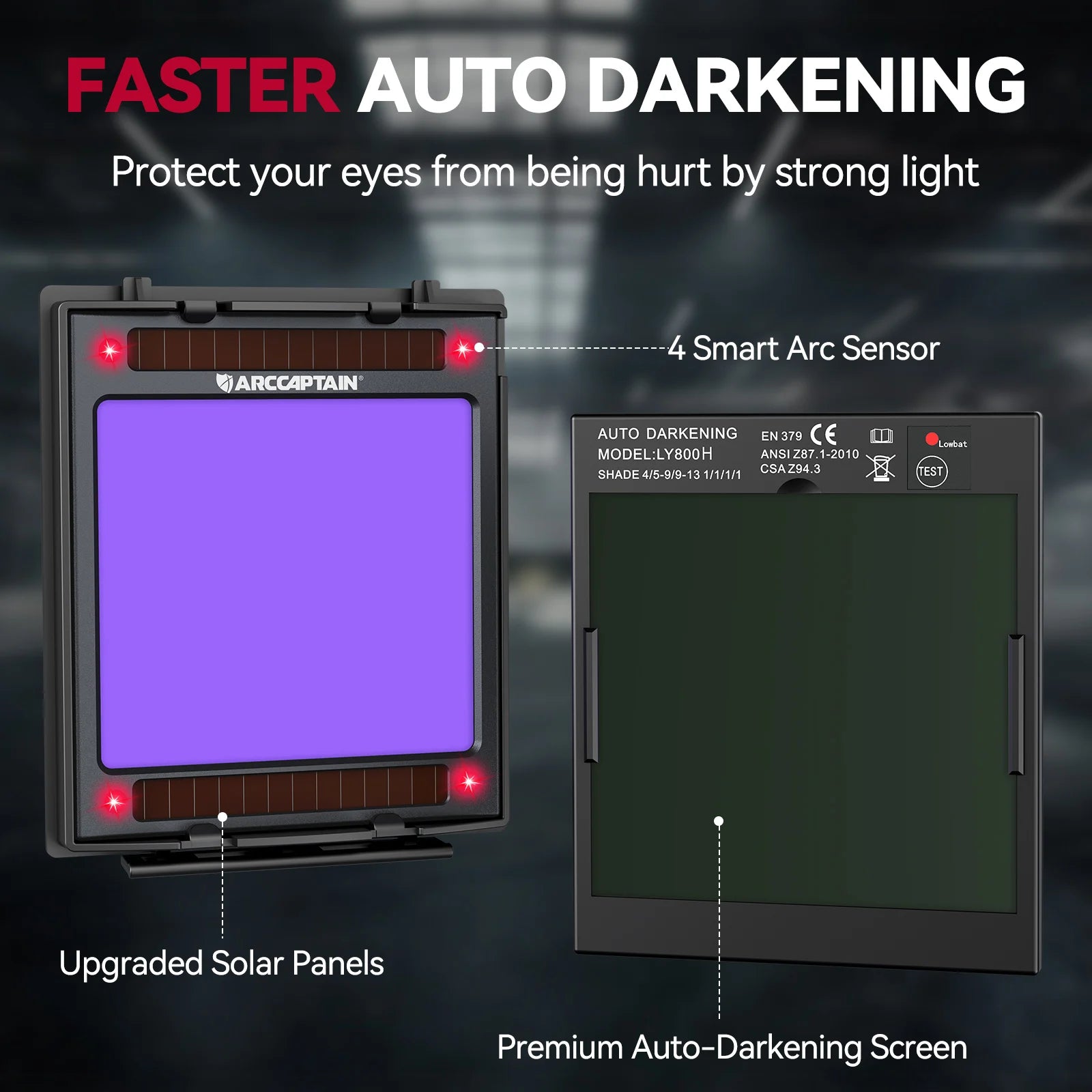 Auto-Darkening Welding Helmet