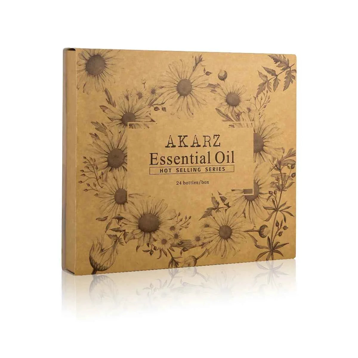 24 Bottle Elite Essential Oil Collection – 100% Pure 10ml Botanical Library for Diffusion, Wellness & Artisanal Crafting