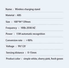 Mini Chair Cordless Phone Charger