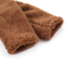 Winter Double Fleece High Collar Dog Coat