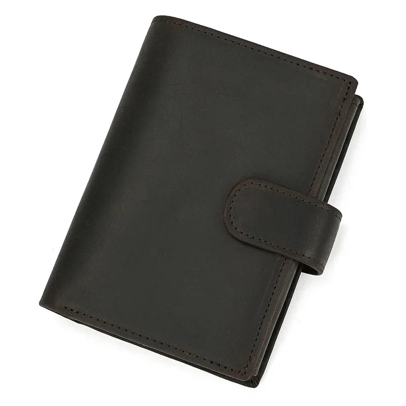 High-Quality Genuine Leather Short Wallet