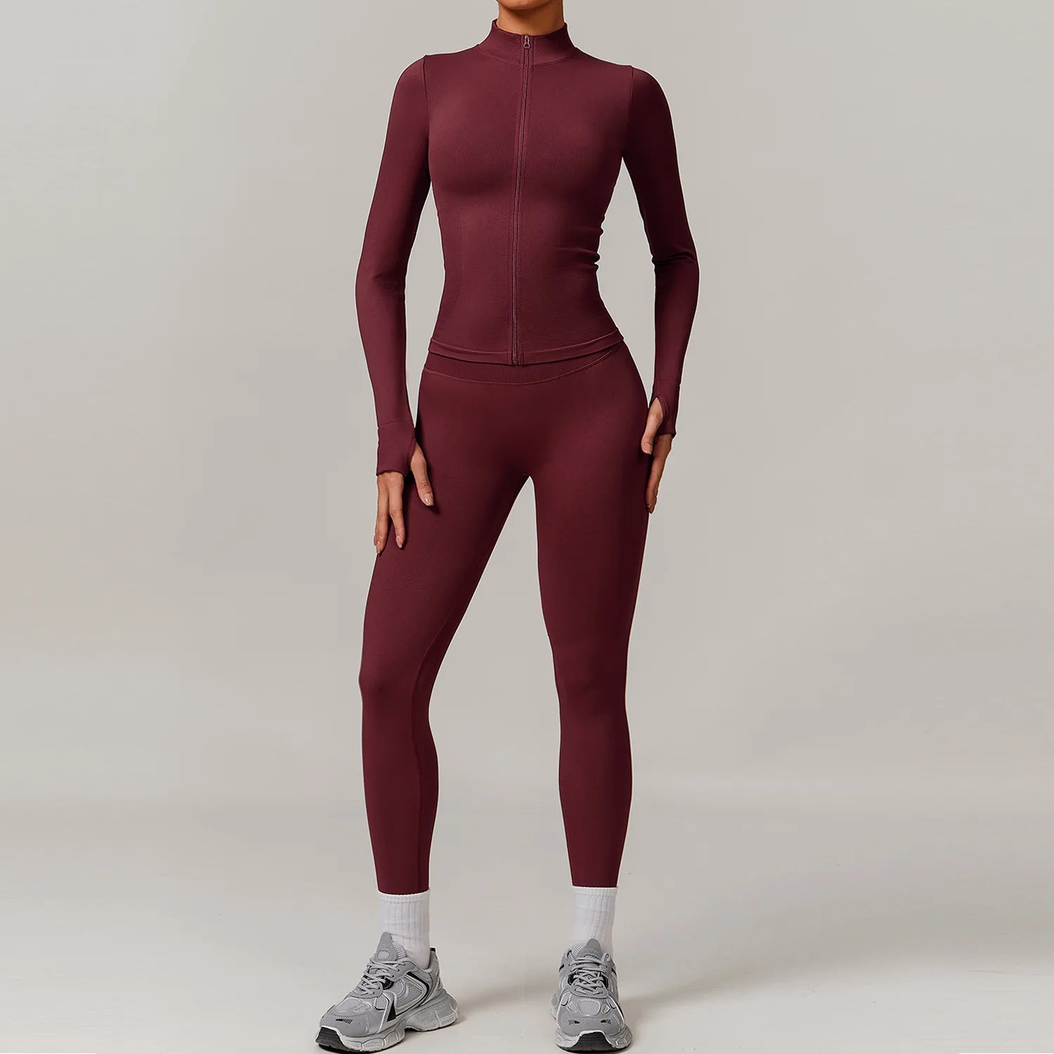 Women's 2/3-Piece Seamless Yoga Tracksuit | Gym Sports Bra & Leggings Fitness Set Sportswear