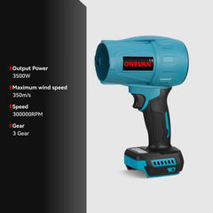 3500W Turbo Brushless Blower - SnaggIt