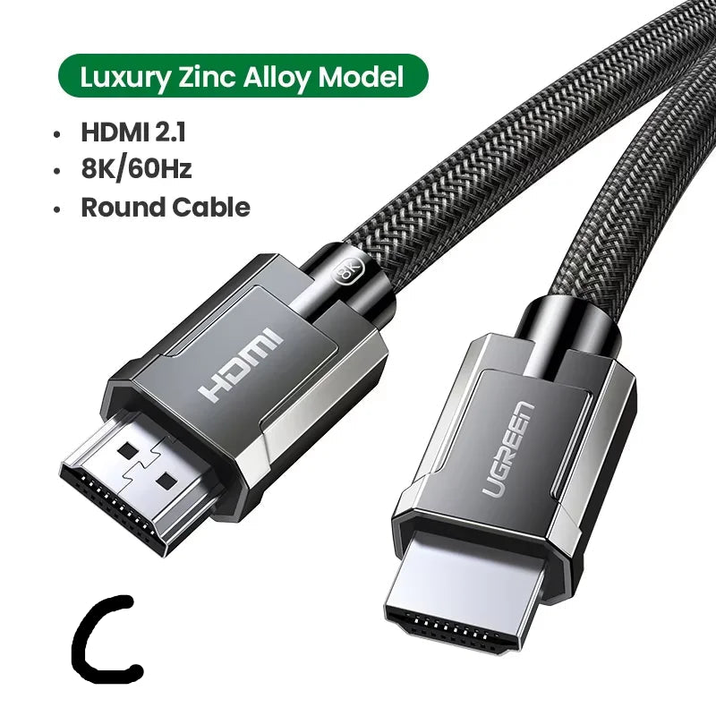 8K HDMI 2.1 Cable Support for TV, Laptop, Projector, PS4 & PS5 by Snagg An HDMI Cable