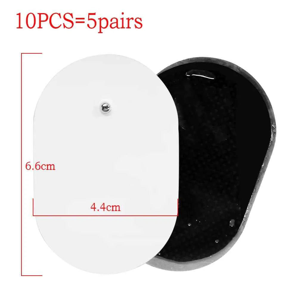 Electric TENS EMS Electrode Pads – Reusable Gel Therapy Replacement Pads