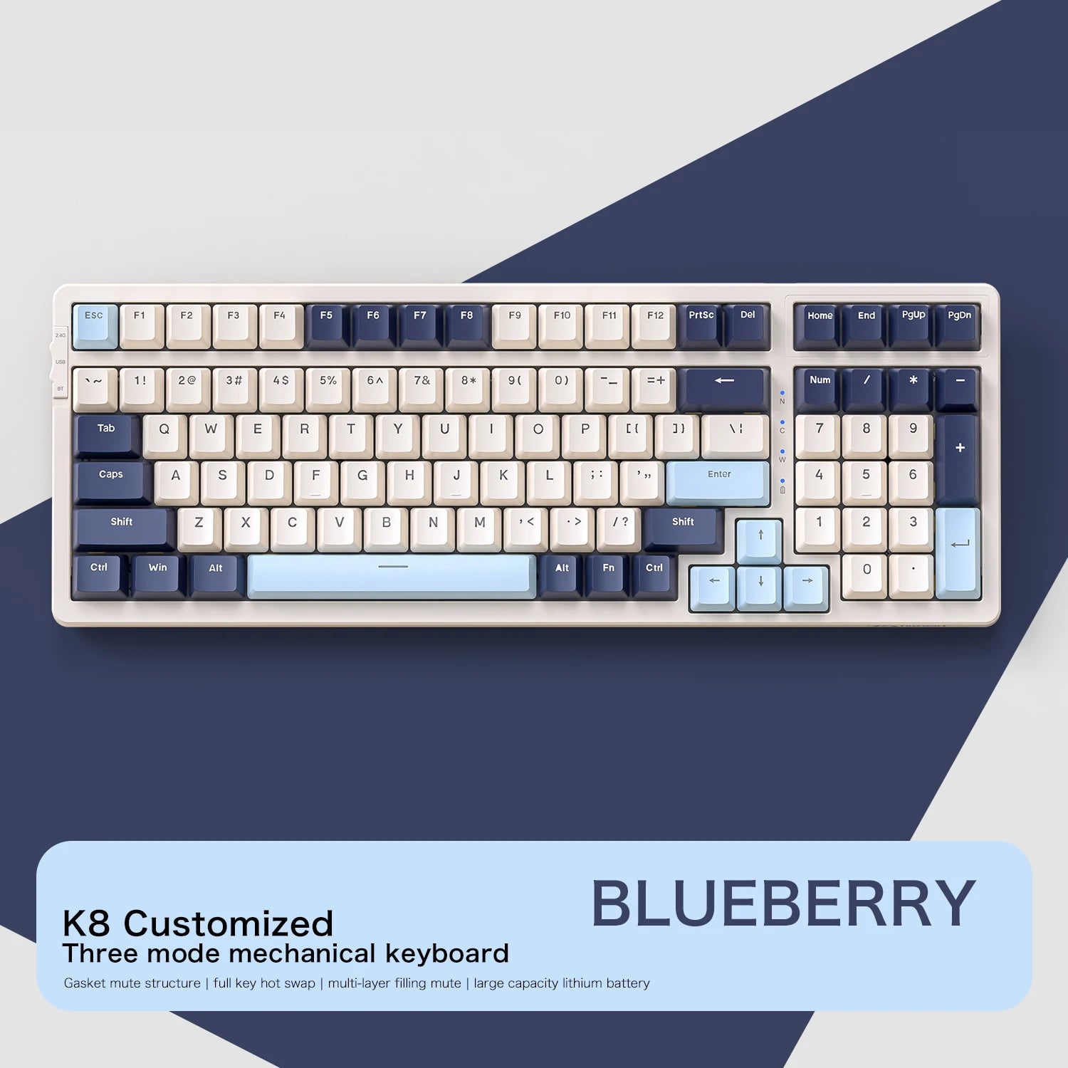 100 Key Wireless Mechanical Keyboard by Snagg A Keyboard