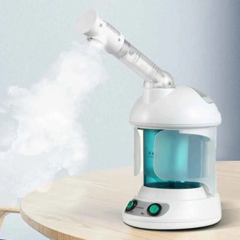 Portable Ionic Facial Steamer – Nano Mist Face Spa & Deep Cleansing Device