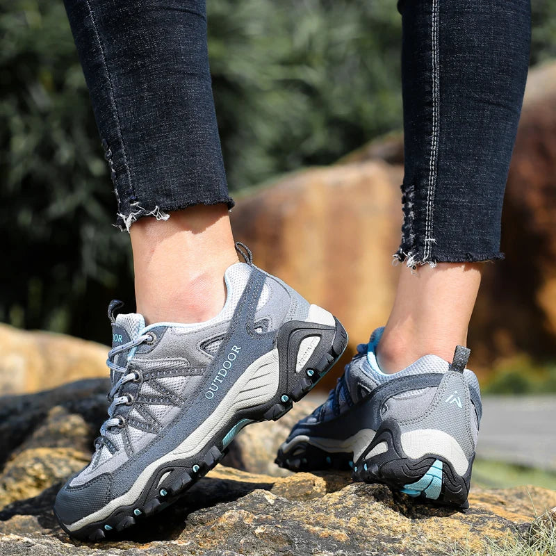 Unisex leather outdoor walking shoe – image 7
