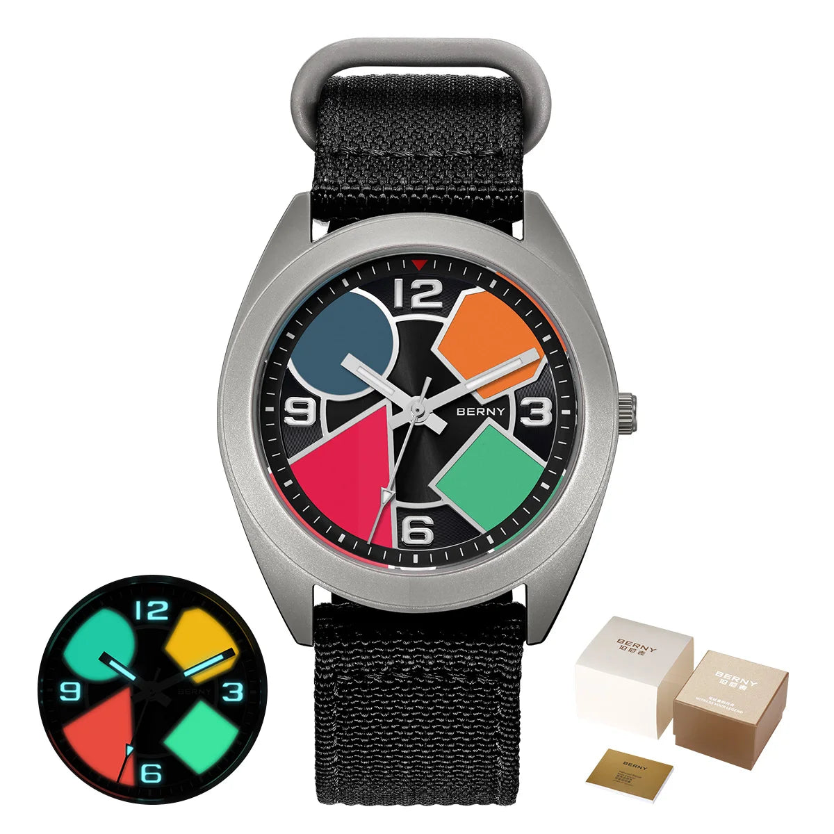 Titanium Watch for Men – Canvas Strap Edition