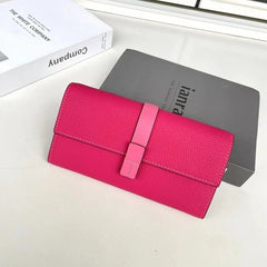 Luxury Genuine Leather Long Wallet by Snagg It Wallet