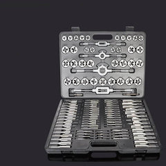 110pc Metric Tap & Die Set – High-Speed Steel Thread Cutting Kit with Taps, Dies & Wrenches - SnaggIt