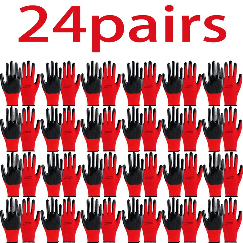 24 pairs safety work gloves by Snagg A Gloves