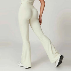 Women's Flared Yoga Pants | High Waist Bell-Bottom Lifting Dance Tights Gym Breathable Leggings