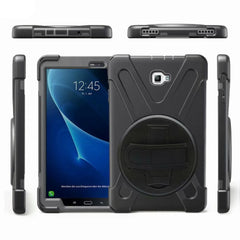 Kids Rotation Hand Strap Stand Armor Case For Samsung Tab A6 10.1 2016 SM-T580 SM-T585 S Pen SM-P580 P585 by Snagg A Tab Case