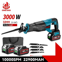 3000W Cordless Reciprocating Saw