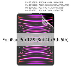 3 Pack Paper-Like Matte Screen Protector for iPad – Anti-Fingerprint Writing & Drawing Film (Soft PET)