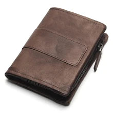 Handmade Vintage Leather Long Wallet