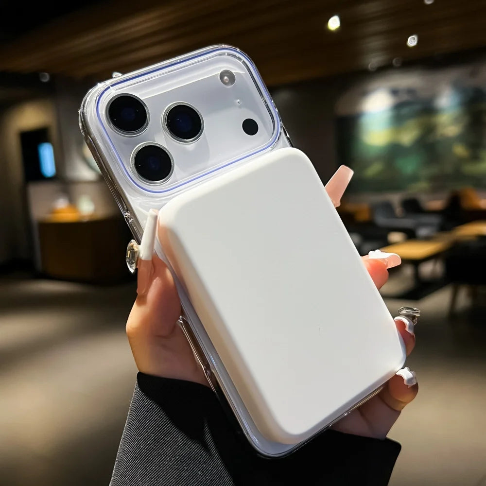 Magnetic Ultra Slim Clear Shockproof Transparent Magsafe Hard PC Case - for iPhone 15 Series - Phone Cases & Covers
