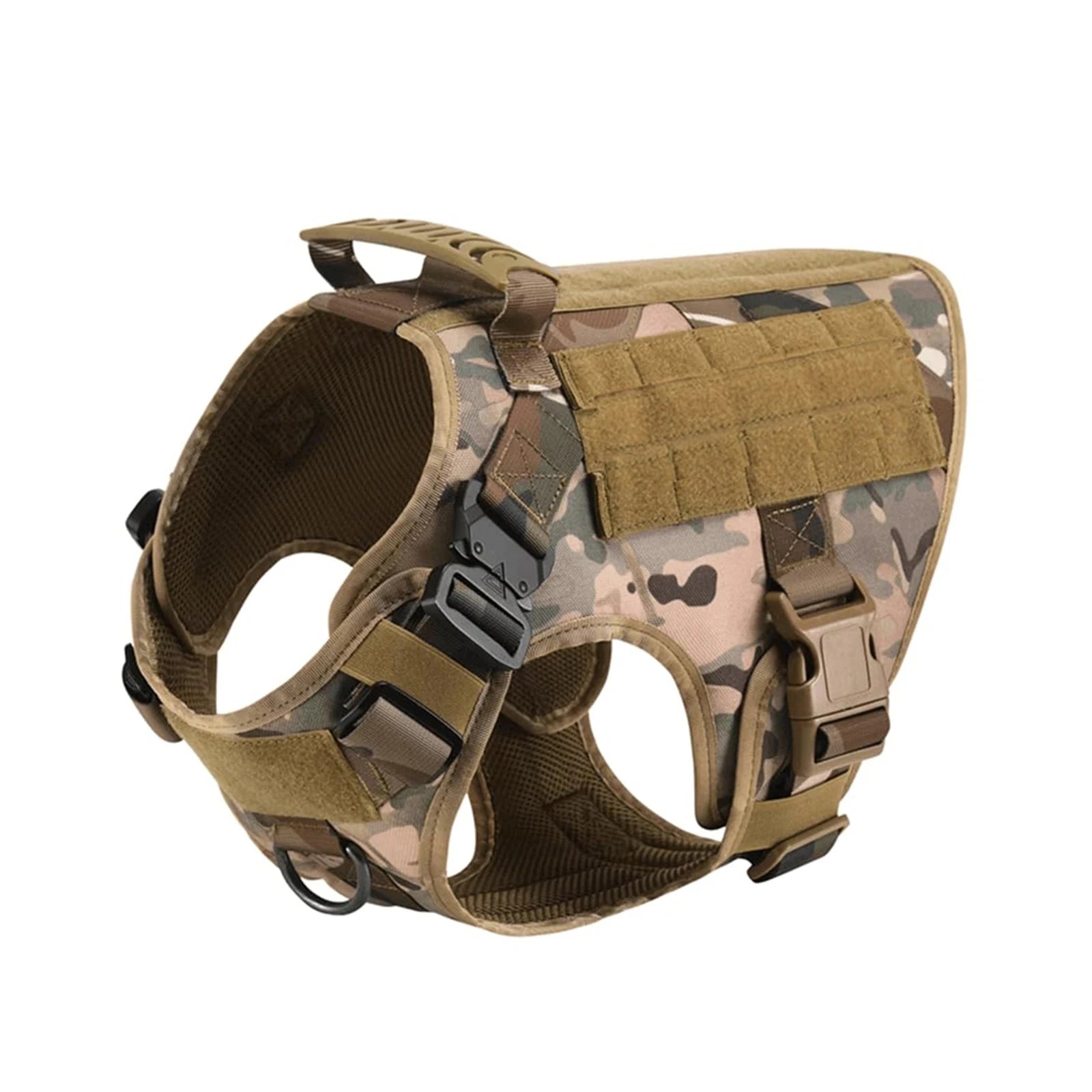 Tactical Dog Harness with MOLLE Pouches – Training Vest for Medium & Large Dogs, German Shepherd