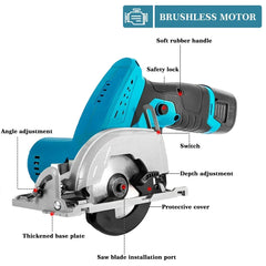 3-Inch (85mm) Brushless Cordless Circular Saw