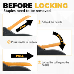 Manual Staple Gun for Wood – Light Duty Upholstery Stapler with 1200 JT21 Staples