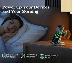 Qi2 3 in 1 Wireless Charging Station  For Apple