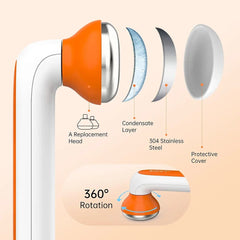 Dual Head Metal Ice Roller – Cooling Facial & Body Massage