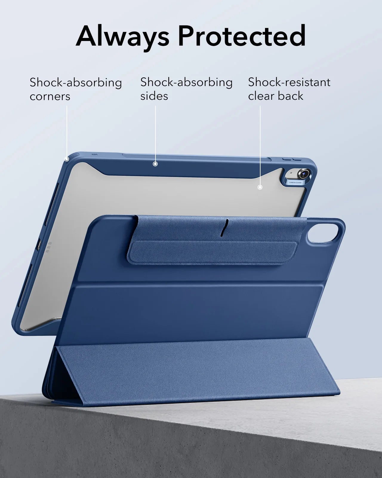 Detachable Smart Magnetic Case for iPad Pro 13/11/12.9 by Snagg An iPad Case