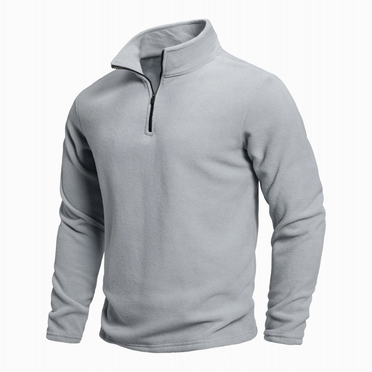 Men’s Outdoor Polar Fleece Pullover | Winter-Ready Half-Zip Thermal Top