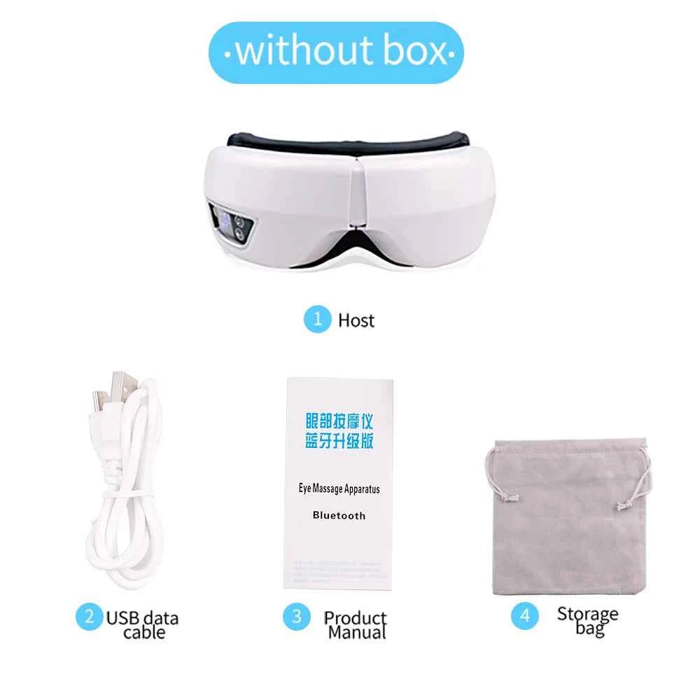 Smart Portable Airbag Eye Massager – Bluetooth Music Eye Relaxation Mask
