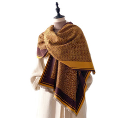 Double Sided Cashmere Feel Scarf For Women