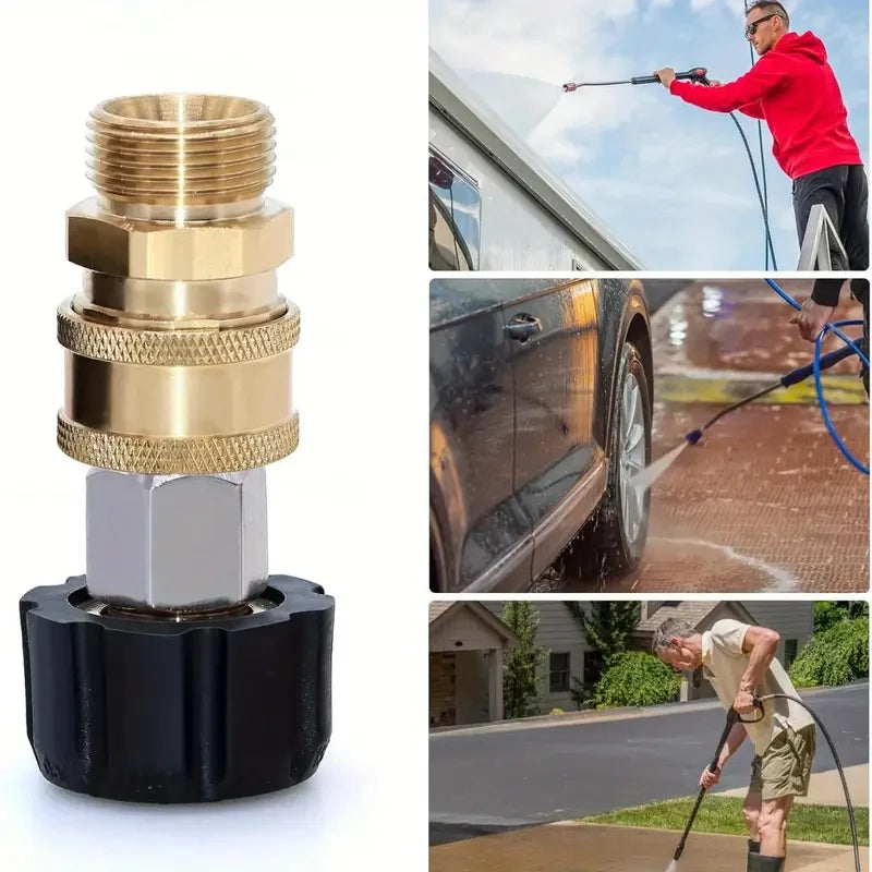 3/8" Quick Connect Kit with M22 14mm Thread by Snagg A Connector