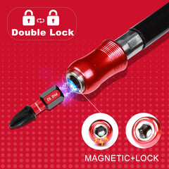 Flexible Drill Bit Extension & Screwdriver Bit Holders – Magnetic Hex Shank