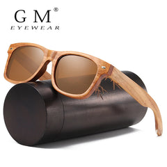 Natural Bamboo & Wooden Pilot Sunglasses