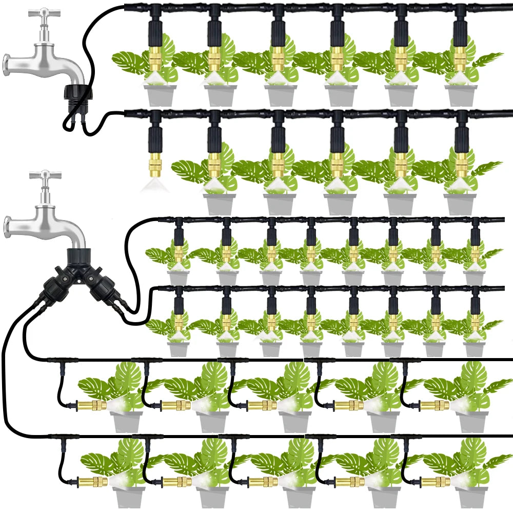 15M–30M Outdoor Misting & Irrigation System