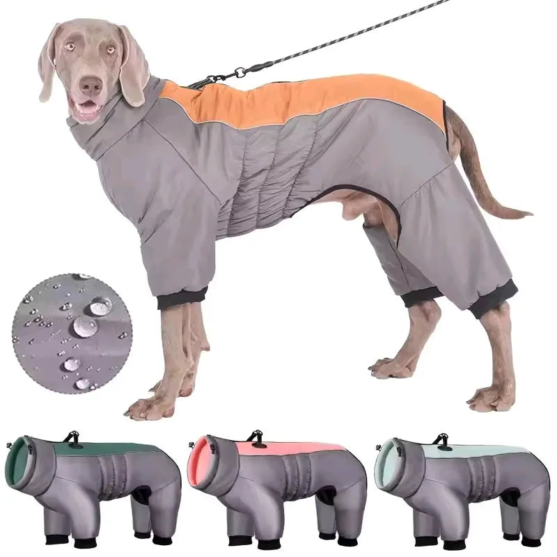 Waterproof Cotton Winter Dog Jumpsuit by Snagg A Jumpsuit
