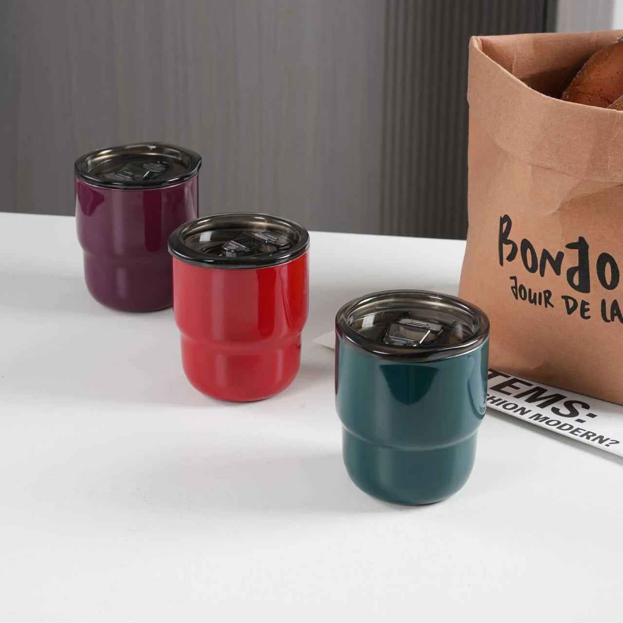 Stainless Steel Vacuum Tumbler Travel Mug On The Go by Snagg A Cup